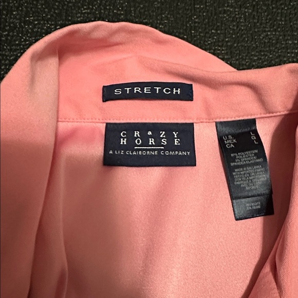 Liz Claiborne Crazy Horse Pink Blouse/overcoat - Picture 3 of 9